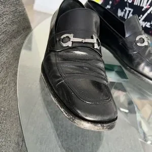 Size 10 Ferragamo Black loafer . Lovely shoe but got a new pair for my bday. New Vara plate loafer - Women | Ferragamo main image 4